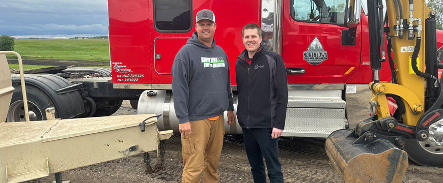 North Iowa Turf & Irrigation Owner and Nathan Dykstra