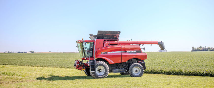 Combine in Field
