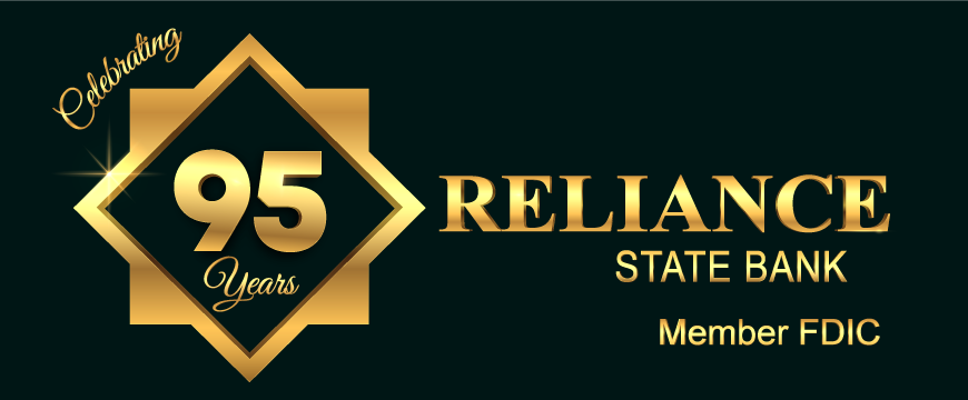 Reliance State Bank is celebrating 95 years.