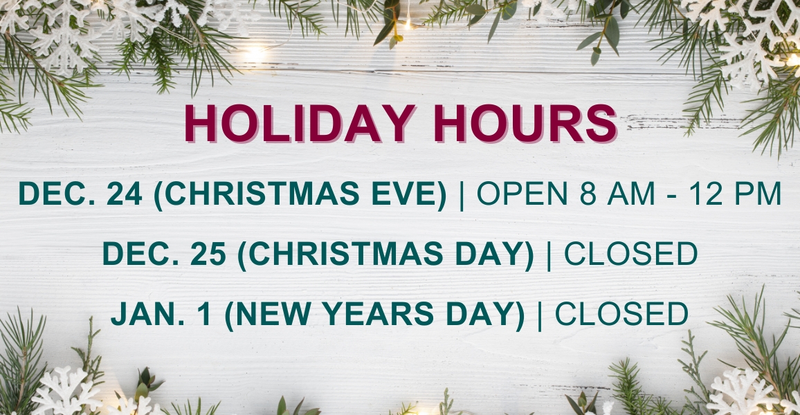 Holiday Hours