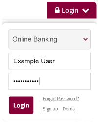 Login Menu