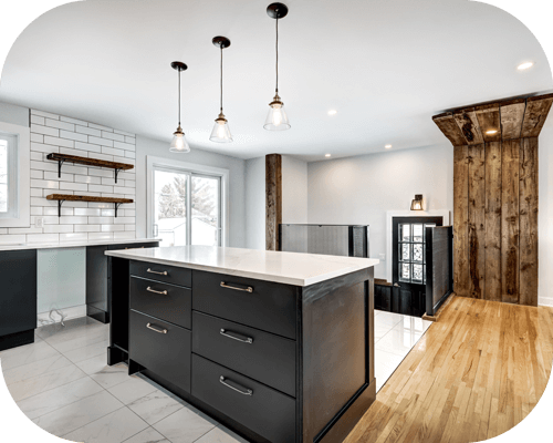 Newly remodeled kitchen